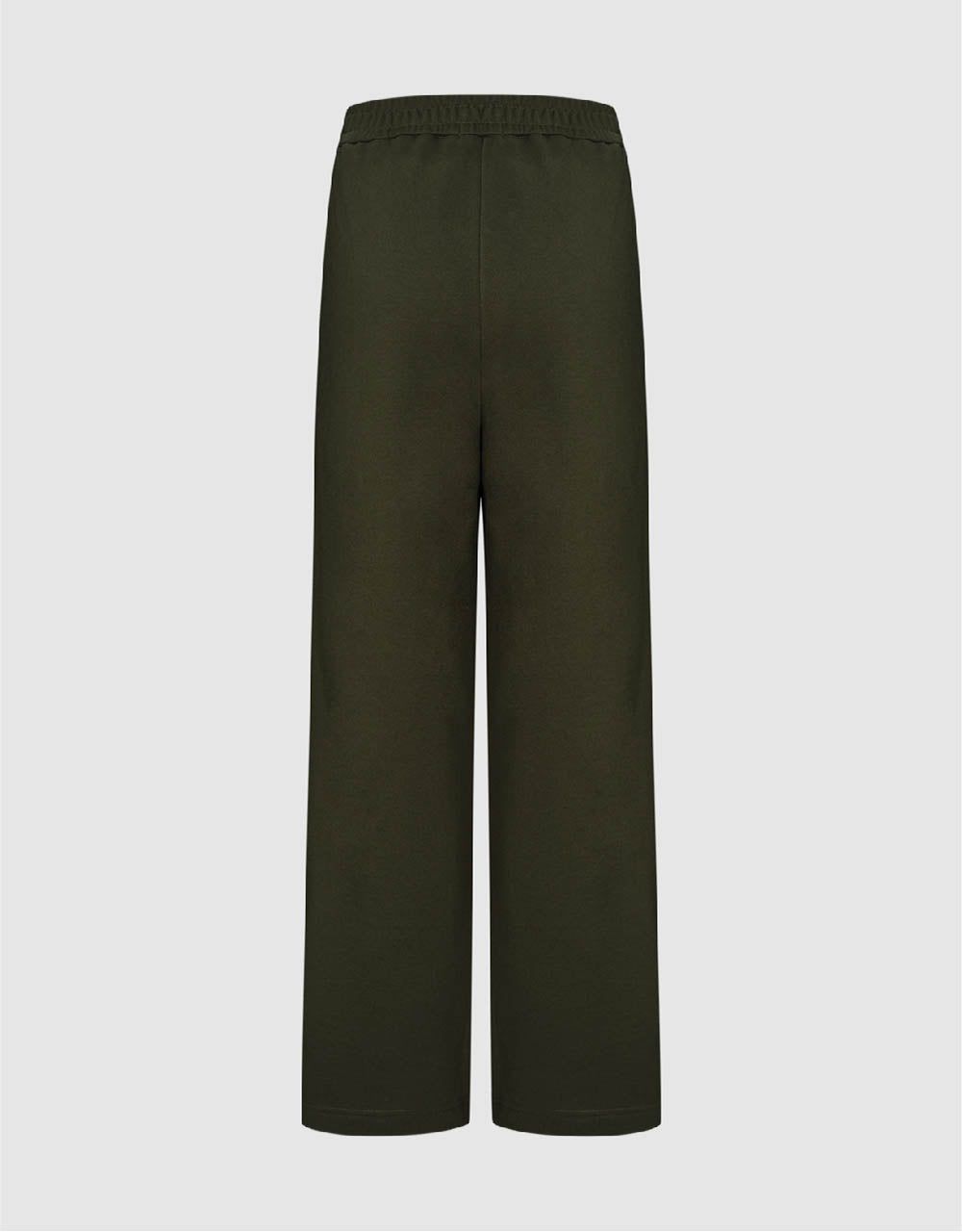 Drawstring Waist Knitted Wide-Leg Pants sold by Urban Revivo product image thumbnail 3