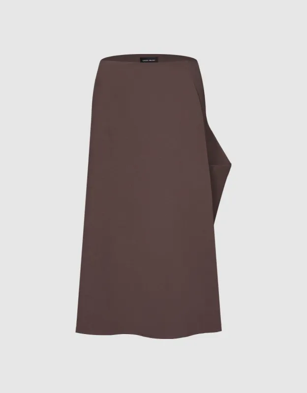 Midi A-Line Skirt sold by Urban Revivo