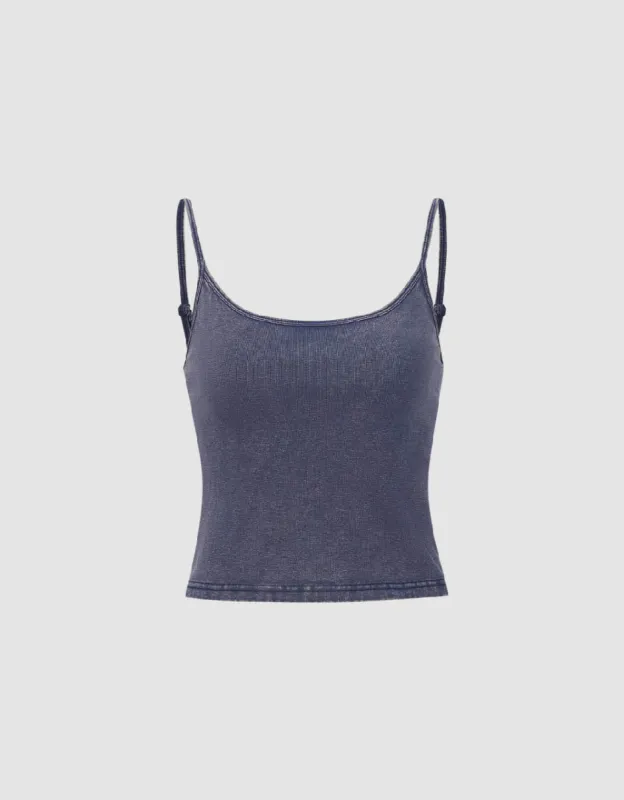 U Neck Knitted Cami Top sold by Urban Revivo