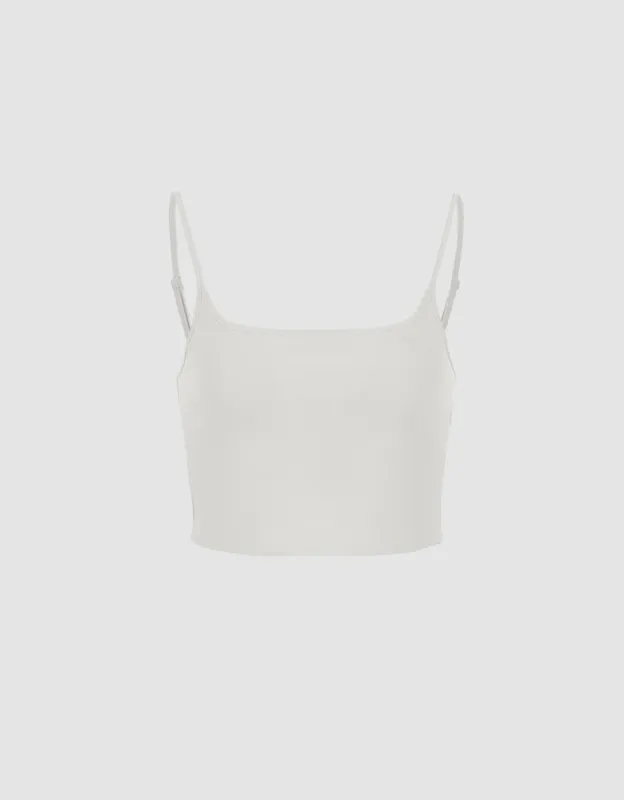 Basic U Neck Tank Top sold by Urban Revivo