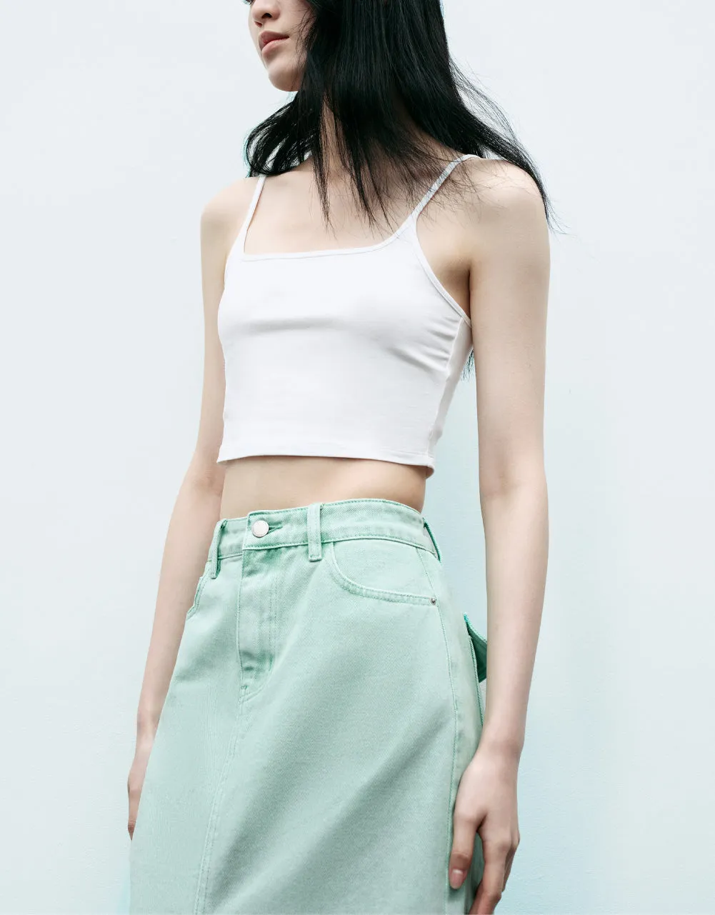 Basic U Neck Tank Top sold by Urban Revivo product image thumbnail 3