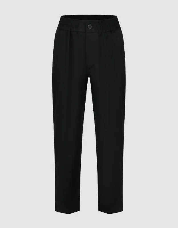 Knitted Carrot Fit Pants sold by Urban Revivo