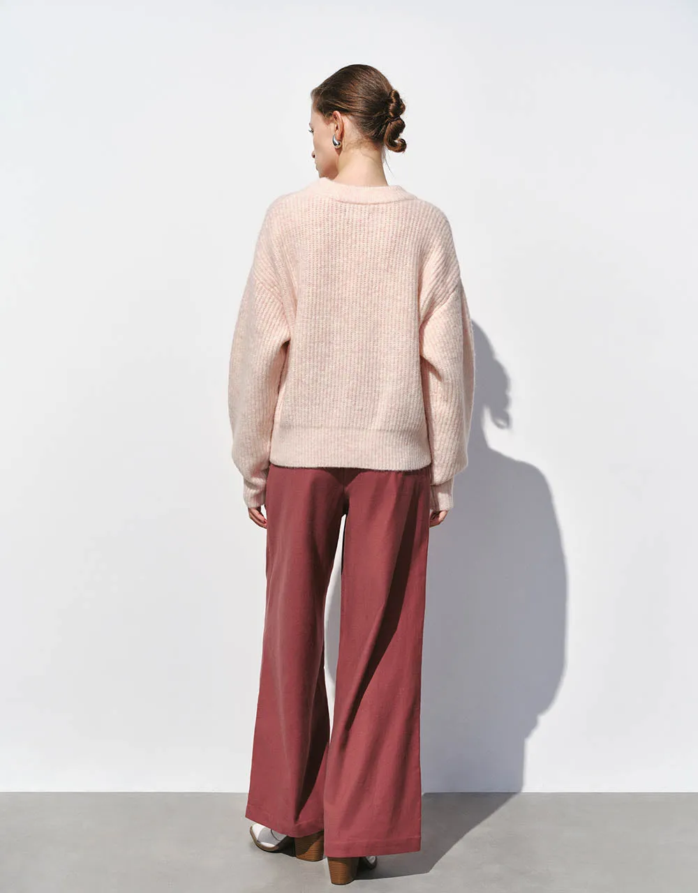 Pleated Wide-Leg Pants sold by Urban Revivo product image thumbnail 5