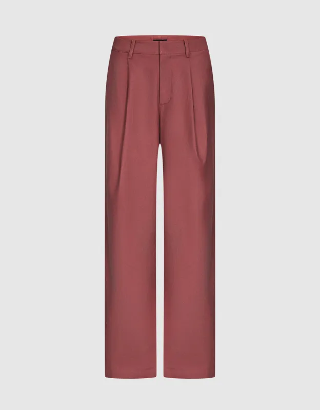 Tailored Wide-Leg Pants sold by Urban Revivo