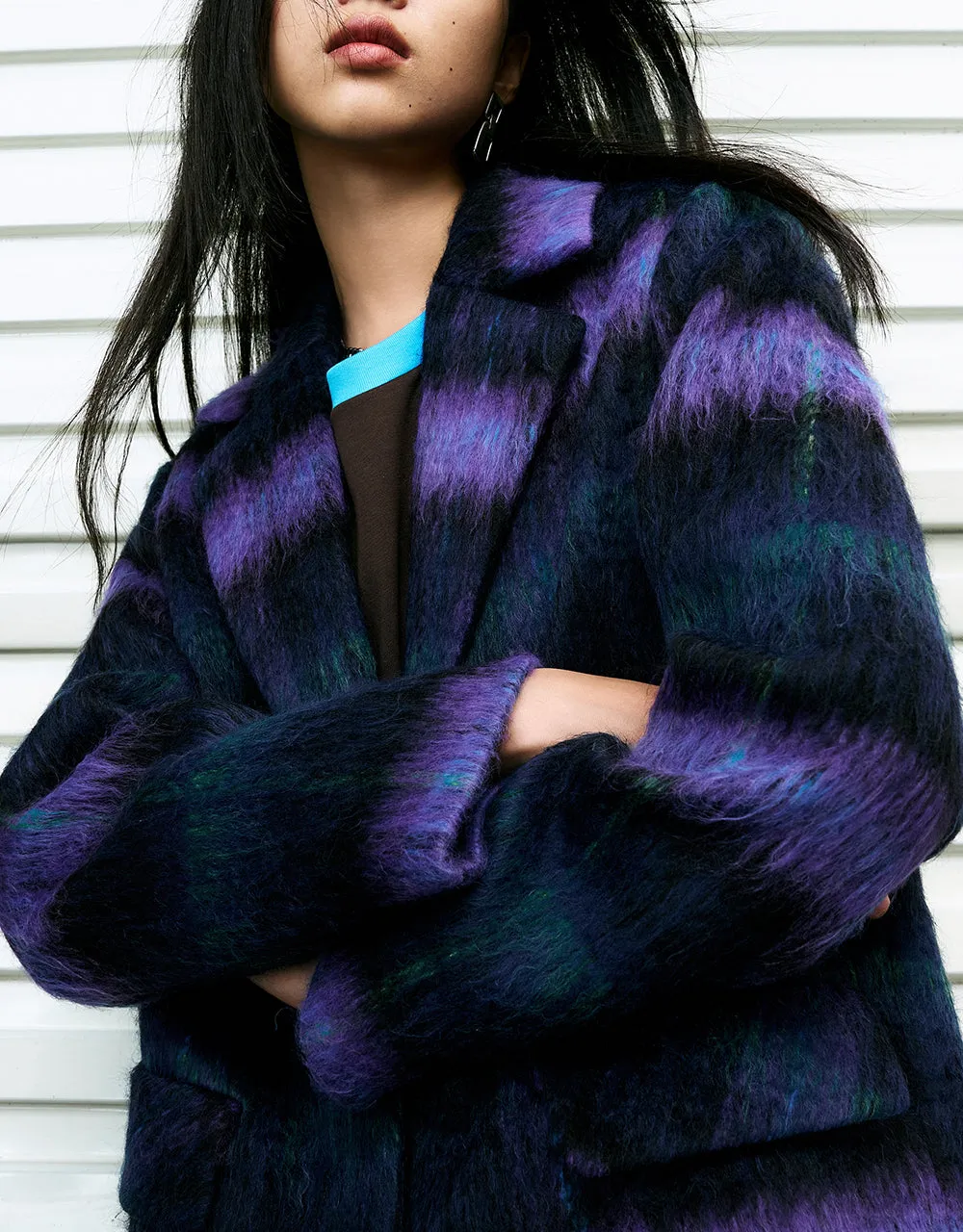 Plaid Woolen Coat sold by Urban Revivo product image thumbnail 4