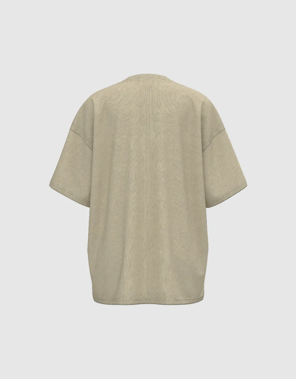 Printed Crew Neck Loose T-Shirt sold by Urban Revivo product image thumbnail 2