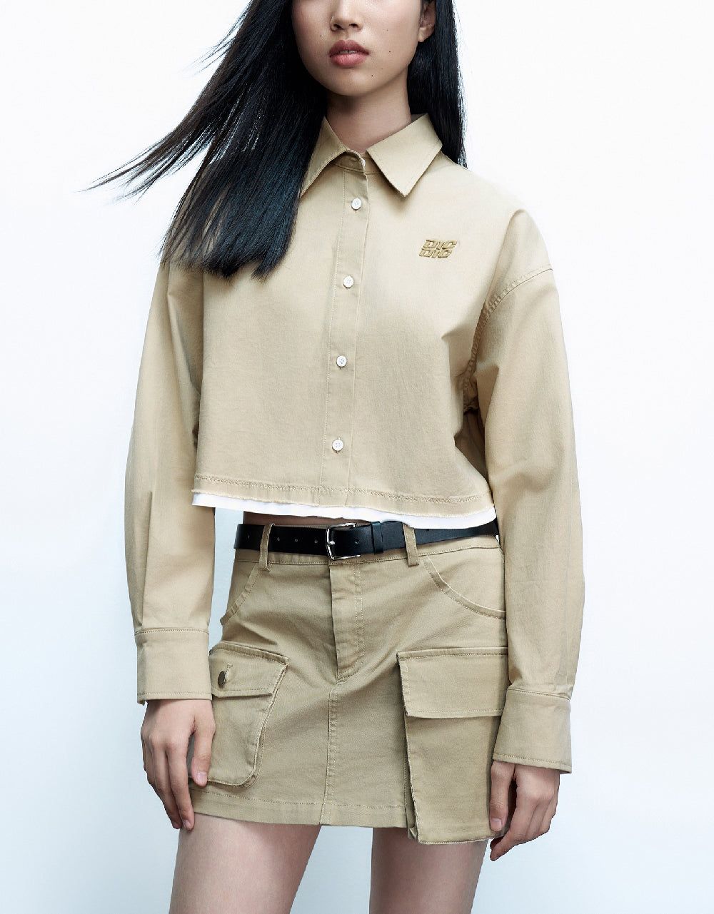 Button Up Straight Shirt sold by Urban Revivo product image thumbnail 2