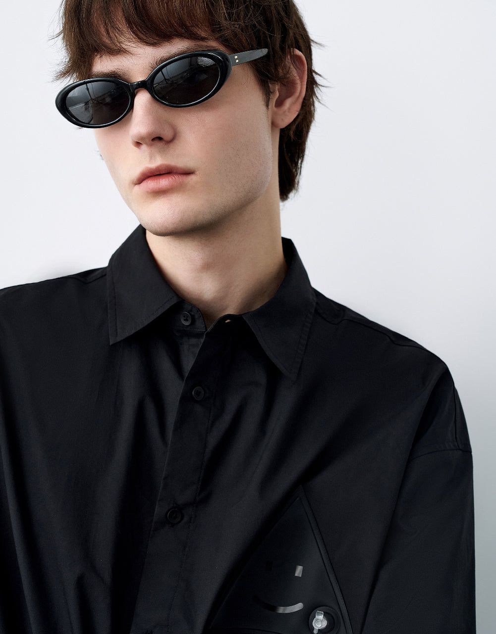 Triangle Printed Oversized Shirt sold by Urban Revivo product image thumbnail 4
