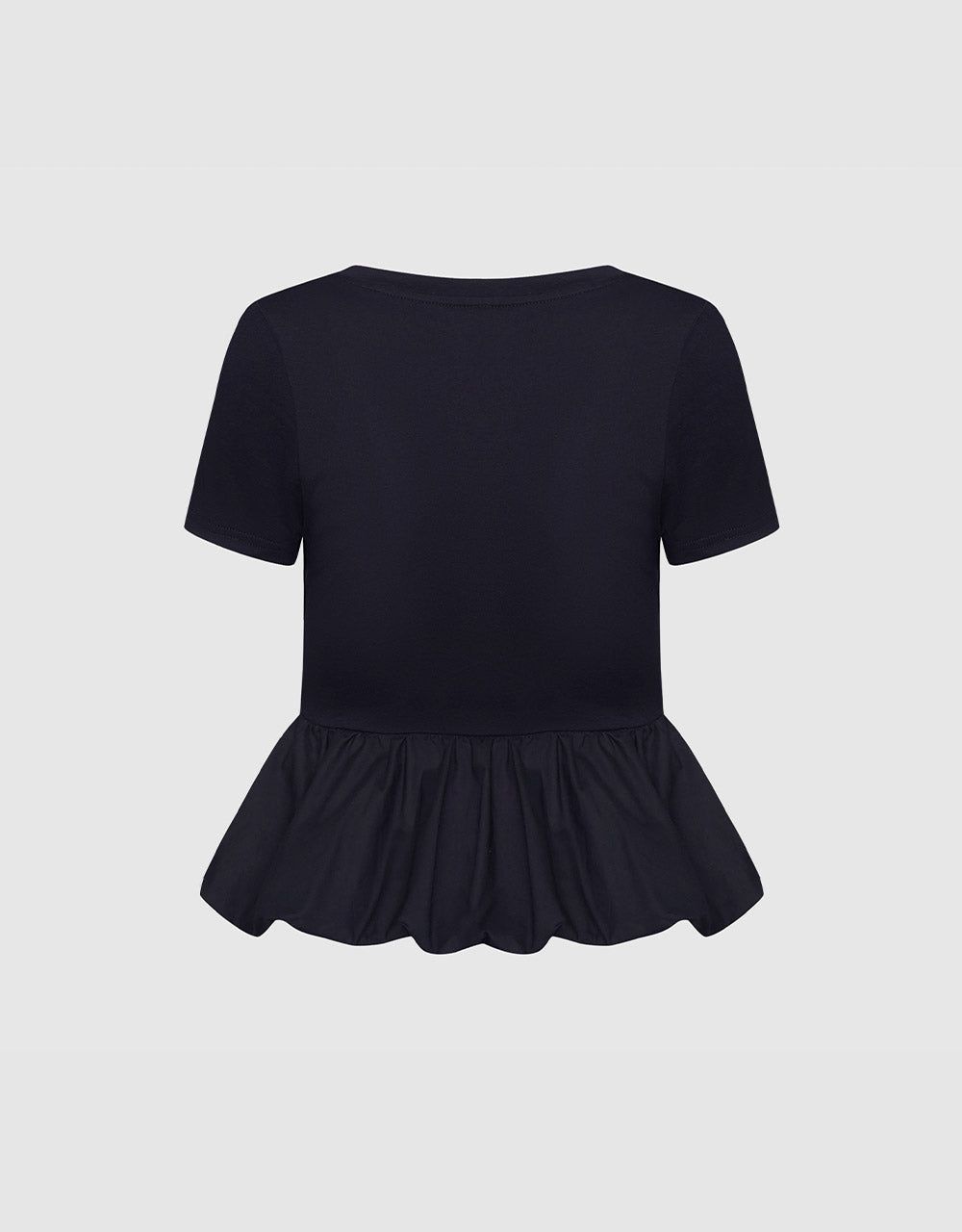 Ruffle Hem T-Shirt sold by Urban Revivo product image thumbnail 4