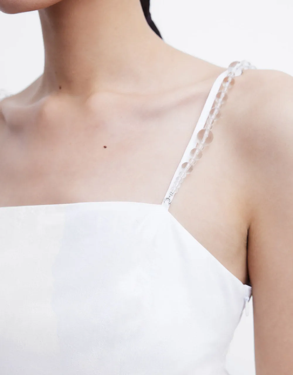 Ruffle Hem Cami Top With Beaded Strap sold by Urban Revivo product image thumbnail 3