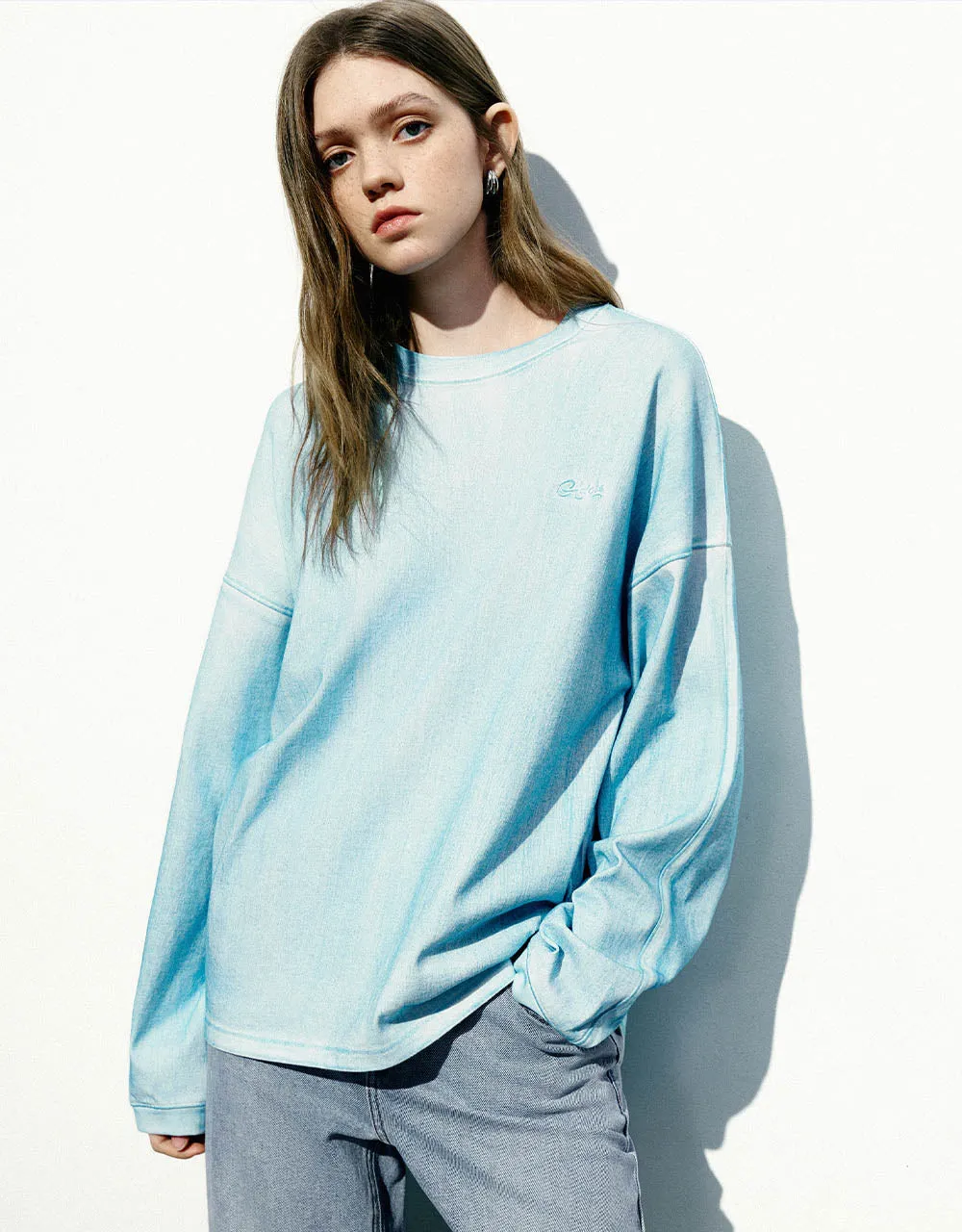 Printed Crew Neck Loose T-Shirt sold by Urban Revivo