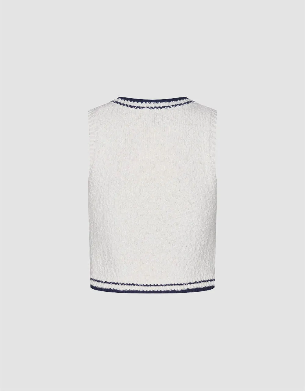 Crew Neck Knitted Tank Top sold by Urban Revivo product image thumbnail 5