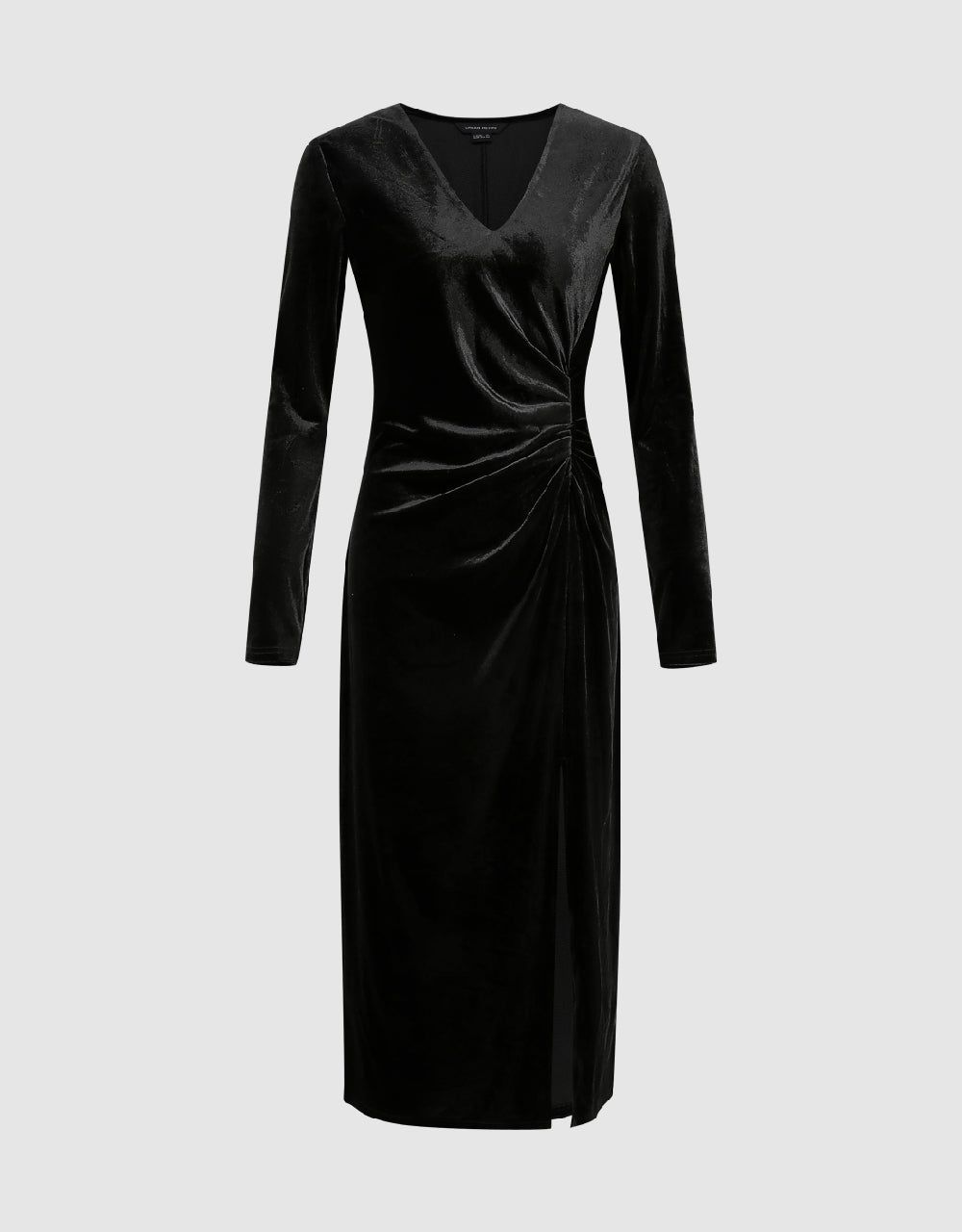 Twist Side V-Neck Skinny Dress sold by Urban Revivo product image thumbnail 2