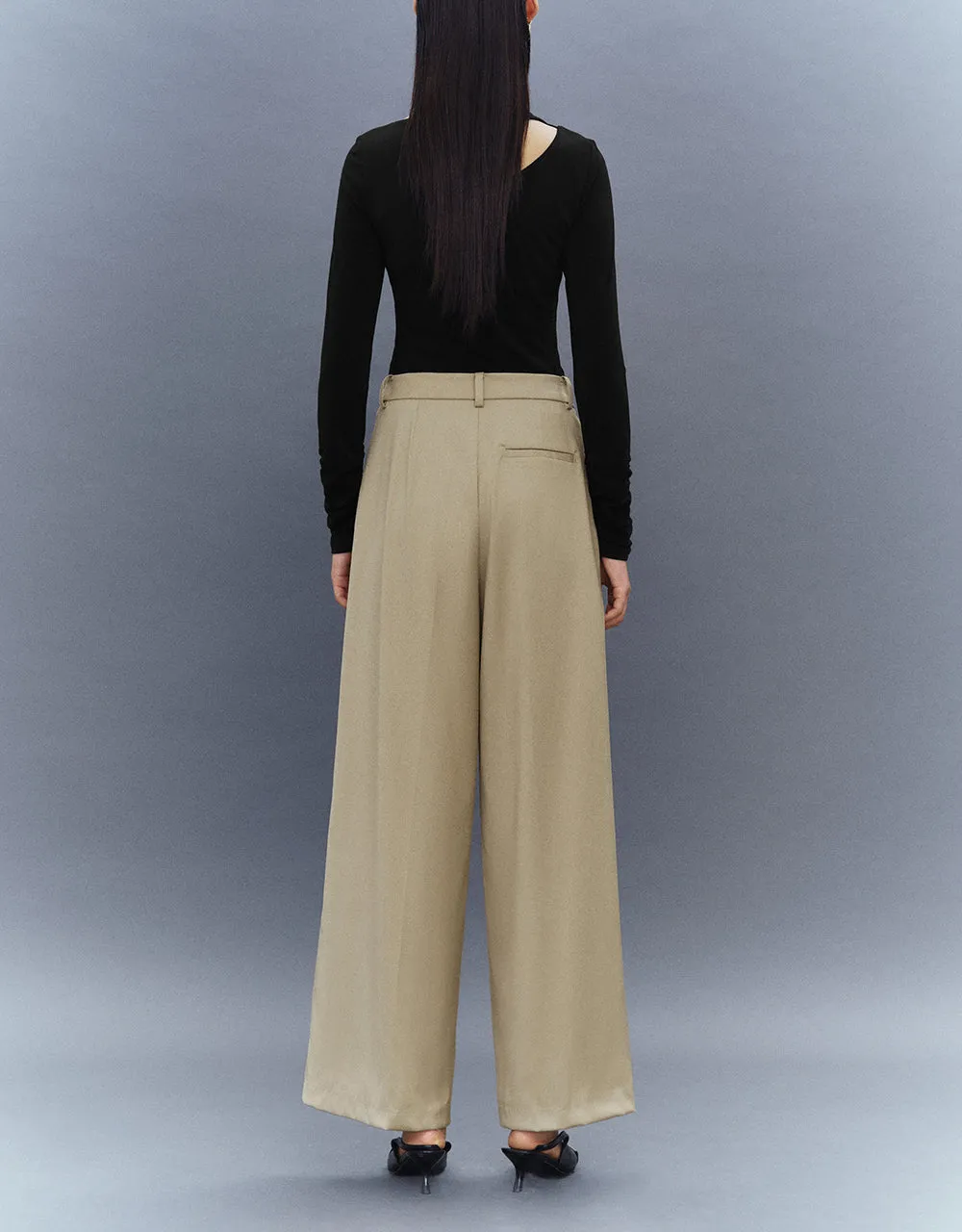 Wide-Leg Pants sold by Urban Revivo product image thumbnail 5