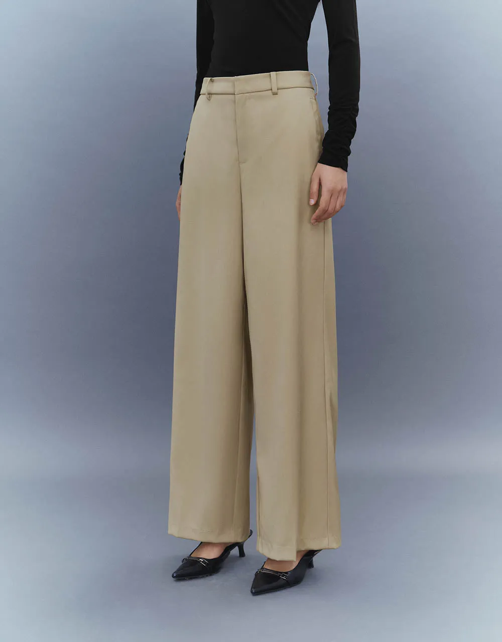 Wide-Leg Pants sold by Urban Revivo product image thumbnail 4