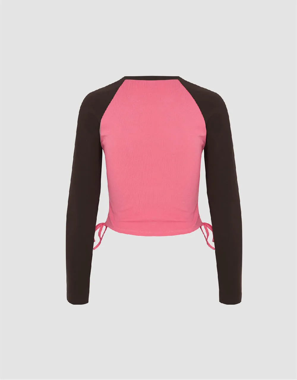 Printed Raglan Sleeve Crew Neck Skinny T-Shirt sold by Urban Revivo product image thumbnail 5