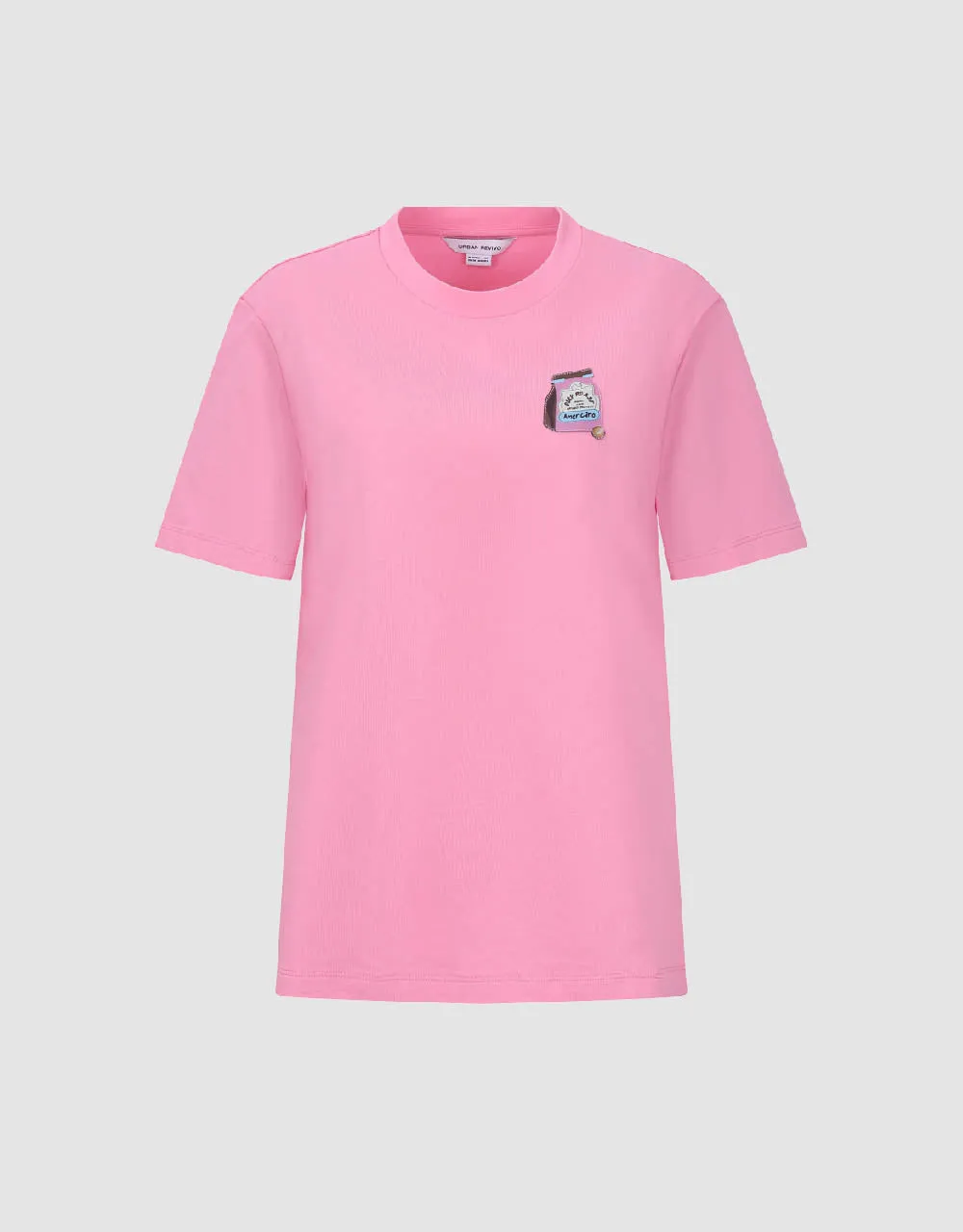 Crew Neck Loose T-Shirt sold by Urban Revivo product image thumbnail 2