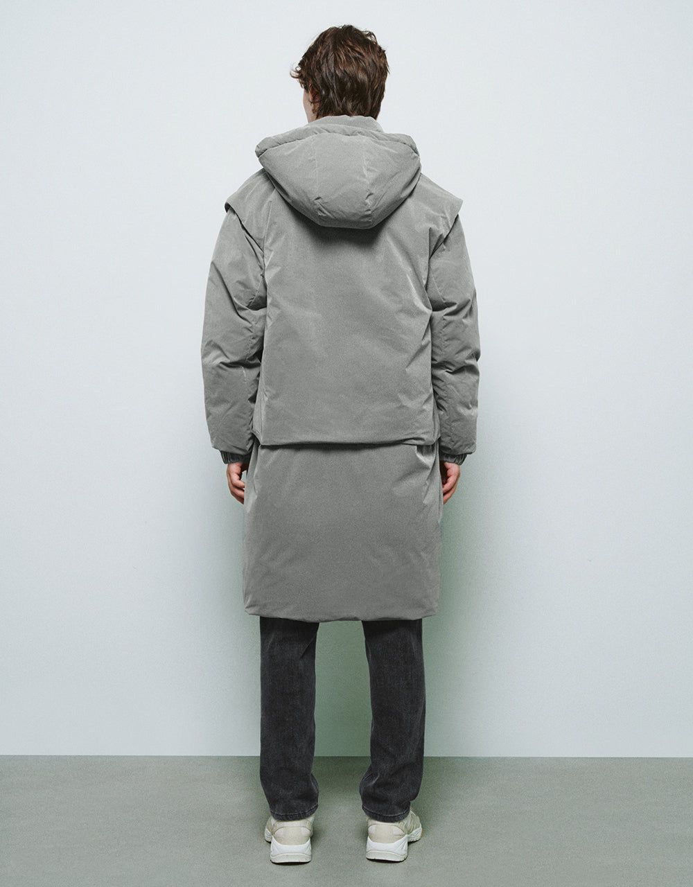 Oversized Hooded Down Jacket sold by Urban Revivo product image thumbnail 4