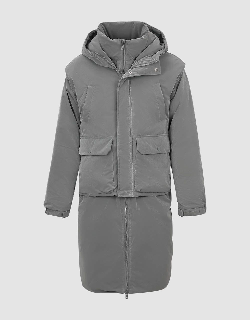 Oversized Hooded Down Jacket sold by Urban Revivo product image thumbnail 2