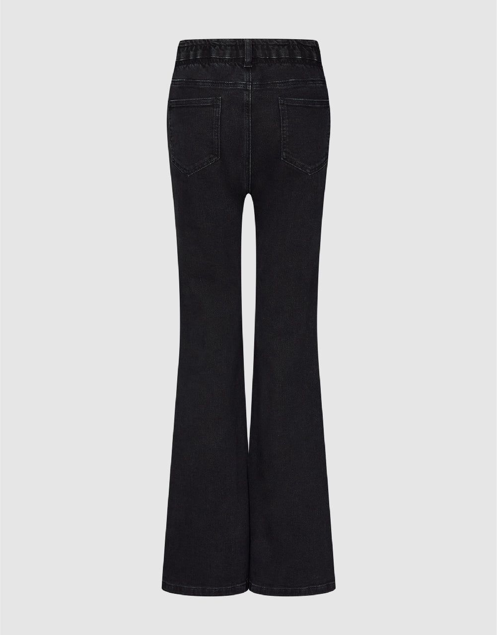 Split Hem Flare Jeans sold by Urban Revivo product image thumbnail 3