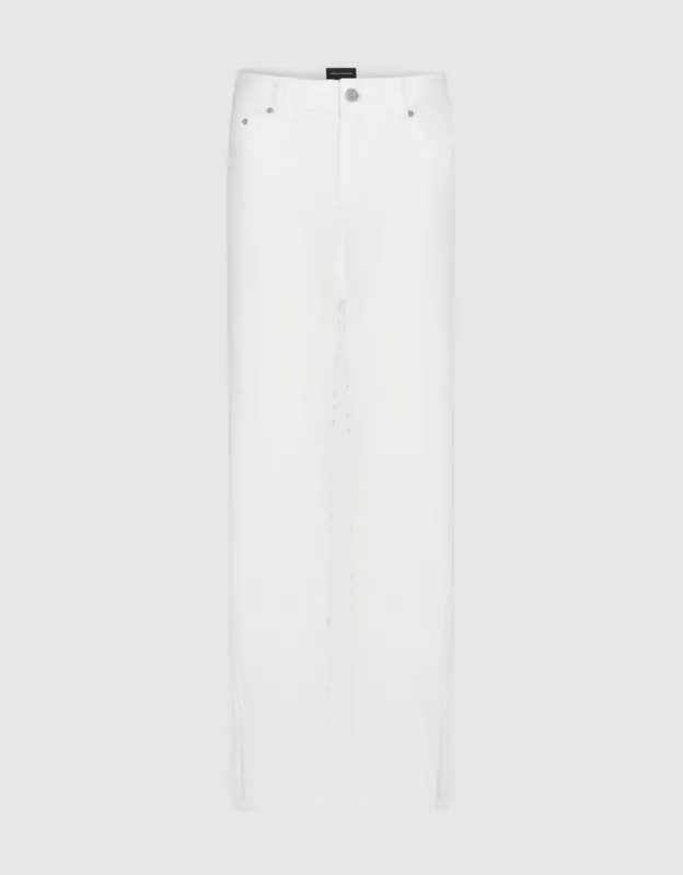 Split Hem Flare Jeans sold by Urban Revivo