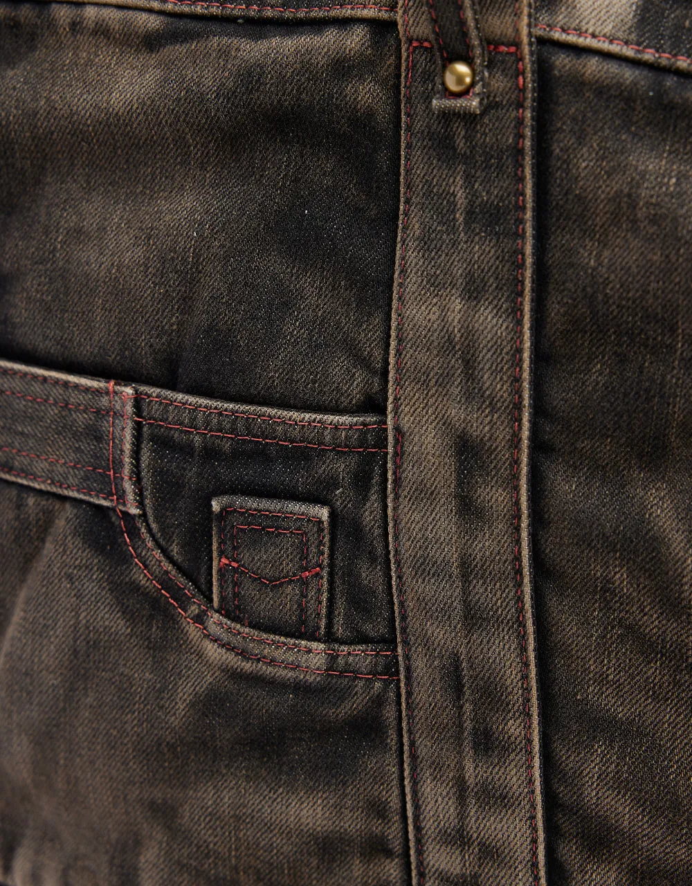 Distressed Denim Tote Bag sold by Urban Revivo product image thumbnail 5