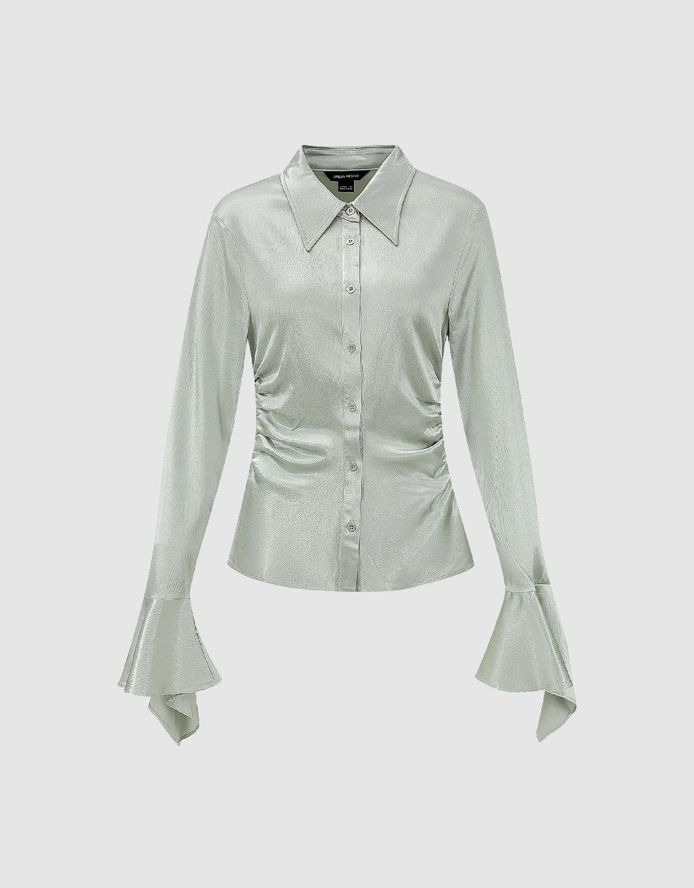 Silk Effect Butterfly Sleeve Shirt sold by Urban Revivo product image thumbnail 2