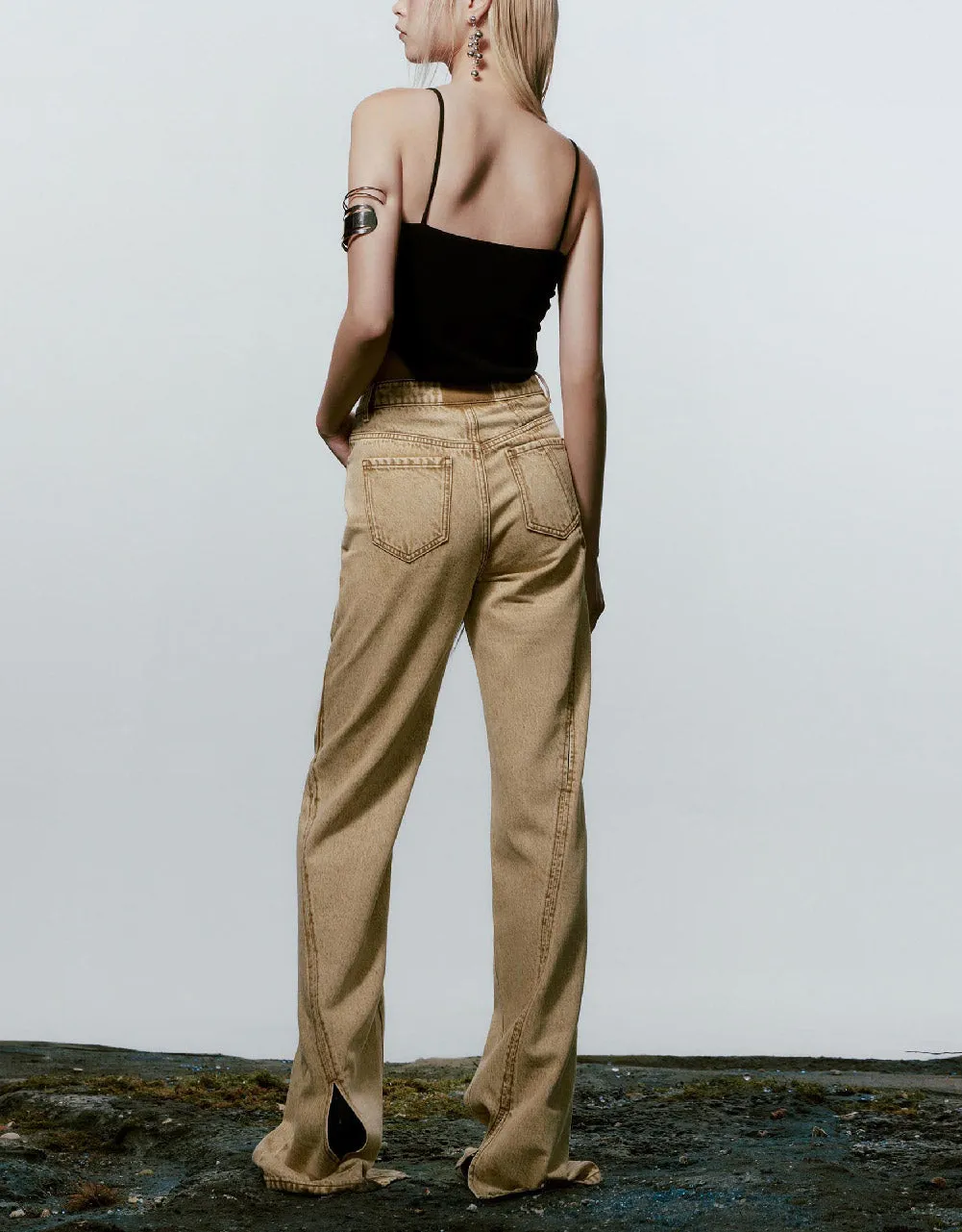 Off-Shoulder Cami Bodysuit sold by Urban Revivo product image thumbnail 4