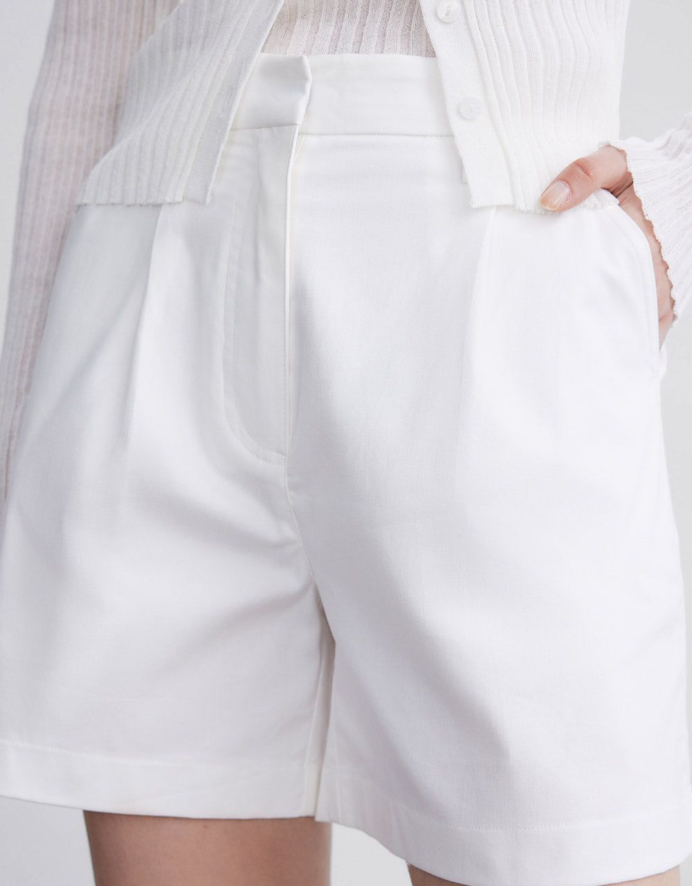 Plain Denim Shorts sold by Urban Revivo product image thumbnail 3