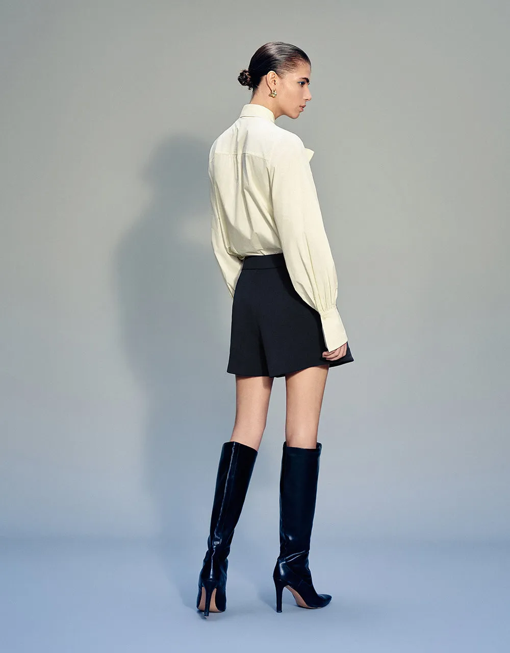 Striaght Loose Shirt With Tie sold by Urban Revivo product image thumbnail 5