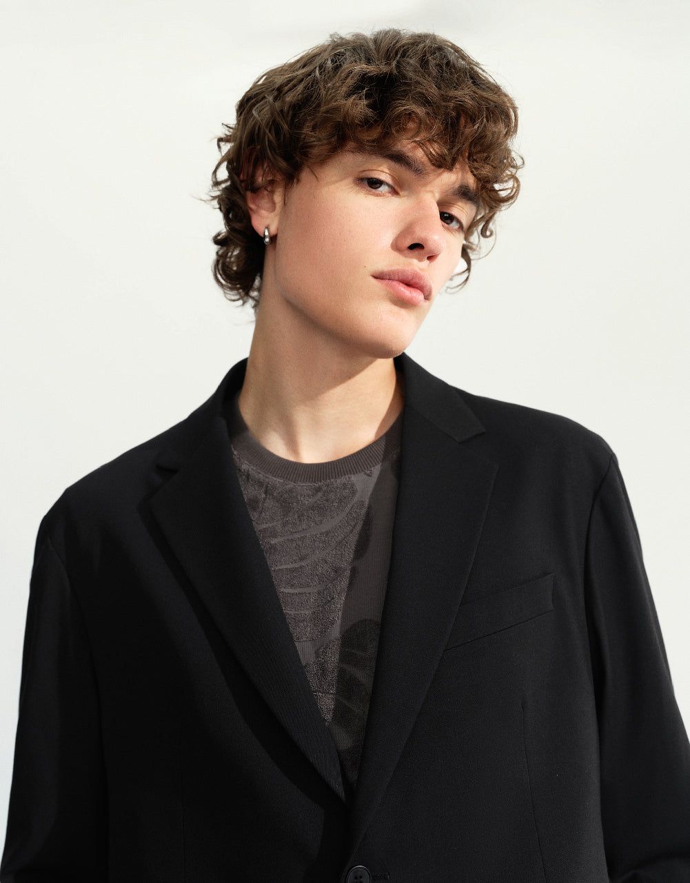 Notch Lapel Tailored Blazer sold by Urban Revivo product image thumbnail 5