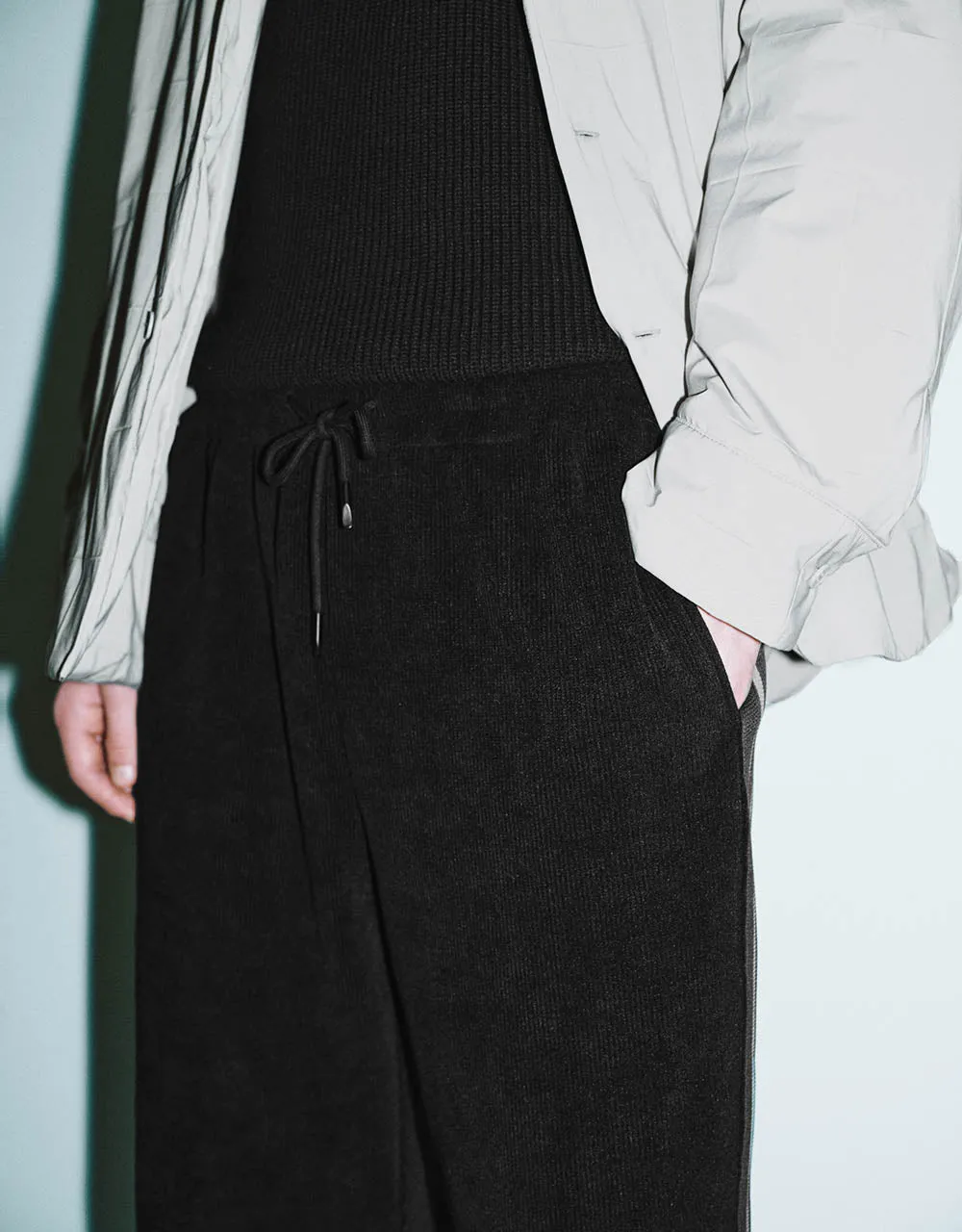 Drawstring Waist Wide-Leg Pants sold by Urban Revivo product image thumbnail 5