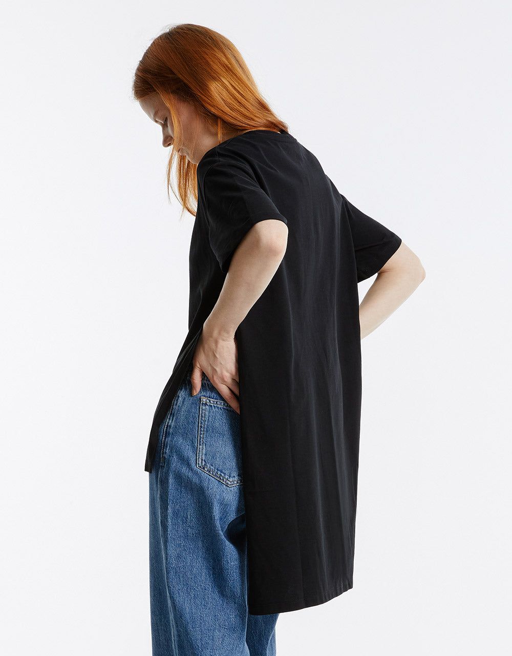 Asymmetrical Hem T-Shirt sold by Urban Revivo product image thumbnail 3