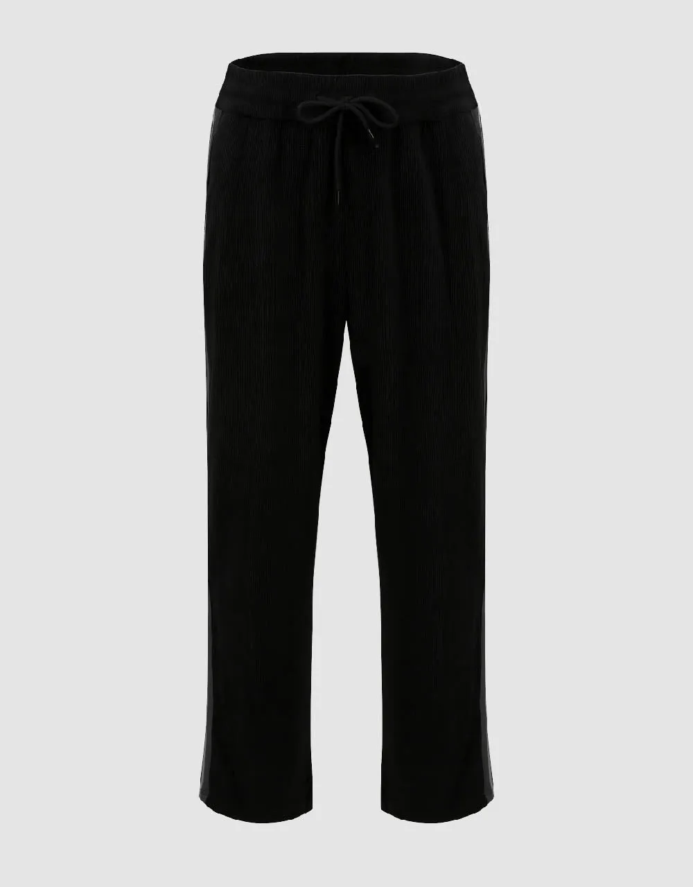 Drawstring Waist Wide-Leg Pants sold by Urban Revivo