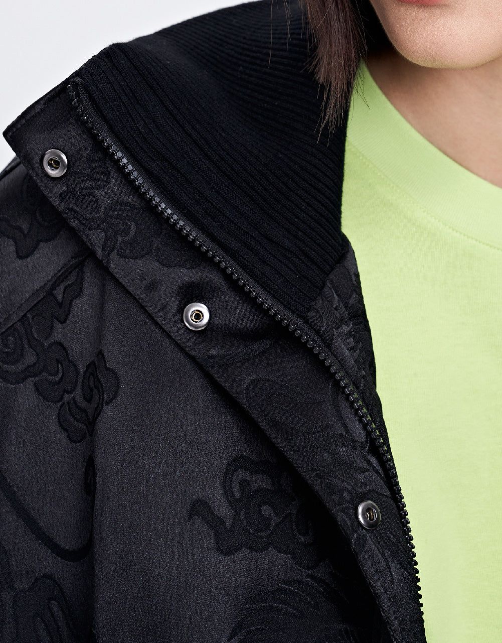 Embossed Press Button Jacket sold by Urban Revivo product image thumbnail 5