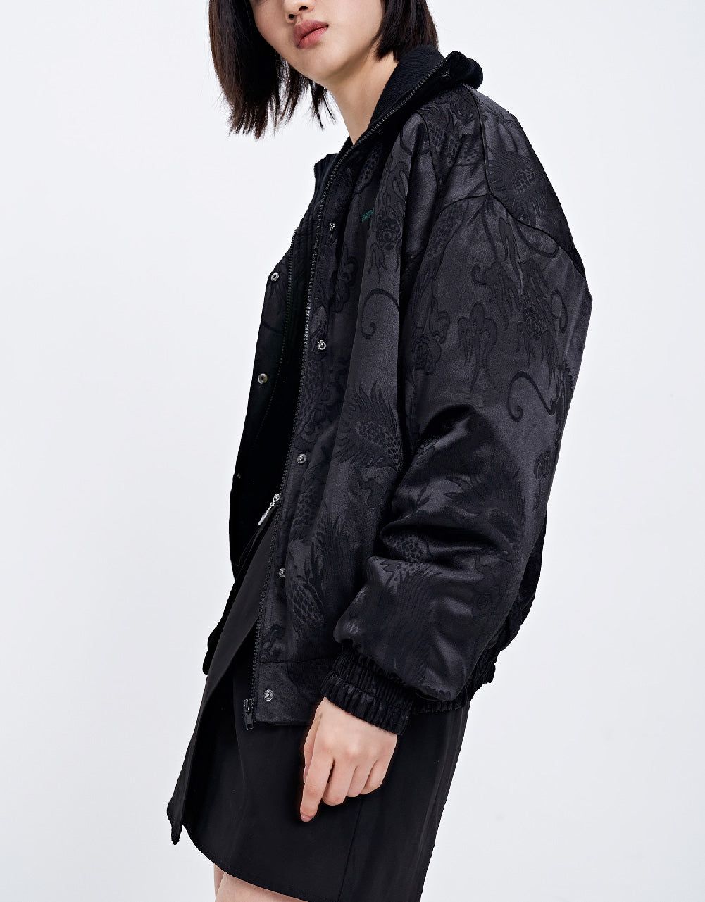 Embossed Press Button Jacket sold by Urban Revivo product image thumbnail 3