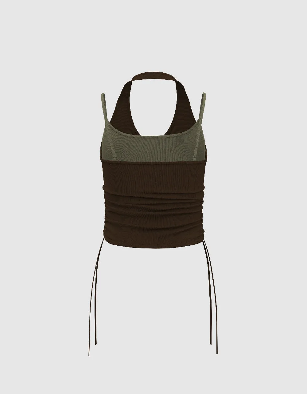 Letter Printed Halter Neck Tank Top sold by Urban Revivo product image thumbnail 5
