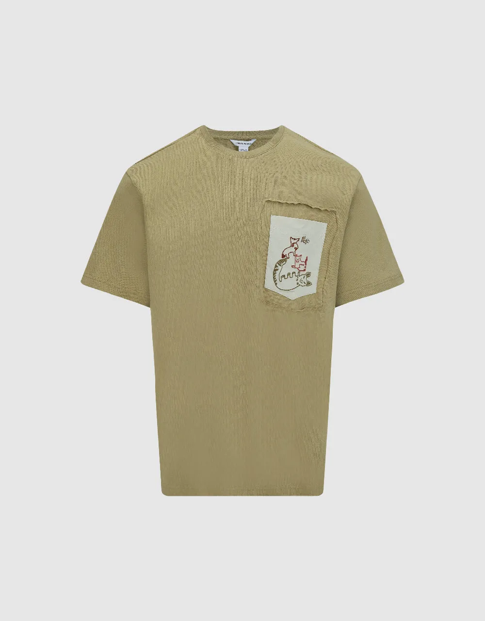 Printed Crew Neck Loose T-Shirt sold by Urban Revivo product image thumbnail 2