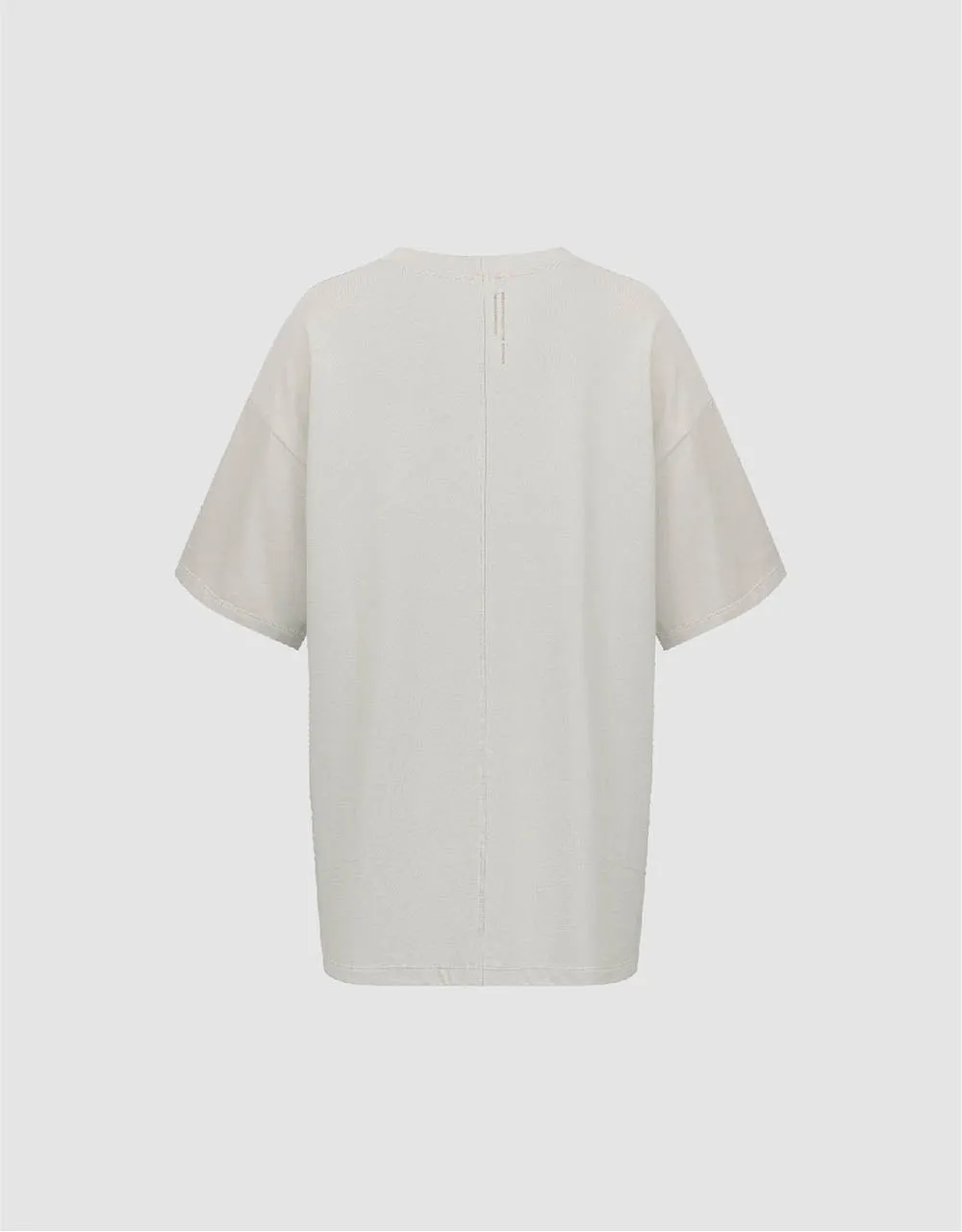 Crew Neck Loose T-Shirt sold by Urban Revivo product image thumbnail 5