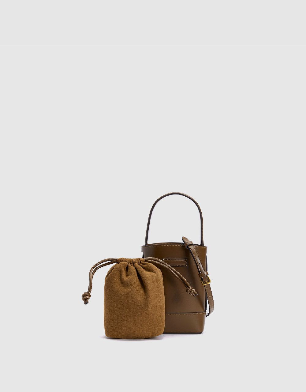 Vegan Leather Mini Bucket Bag sold by Urban Revivo product image thumbnail 4