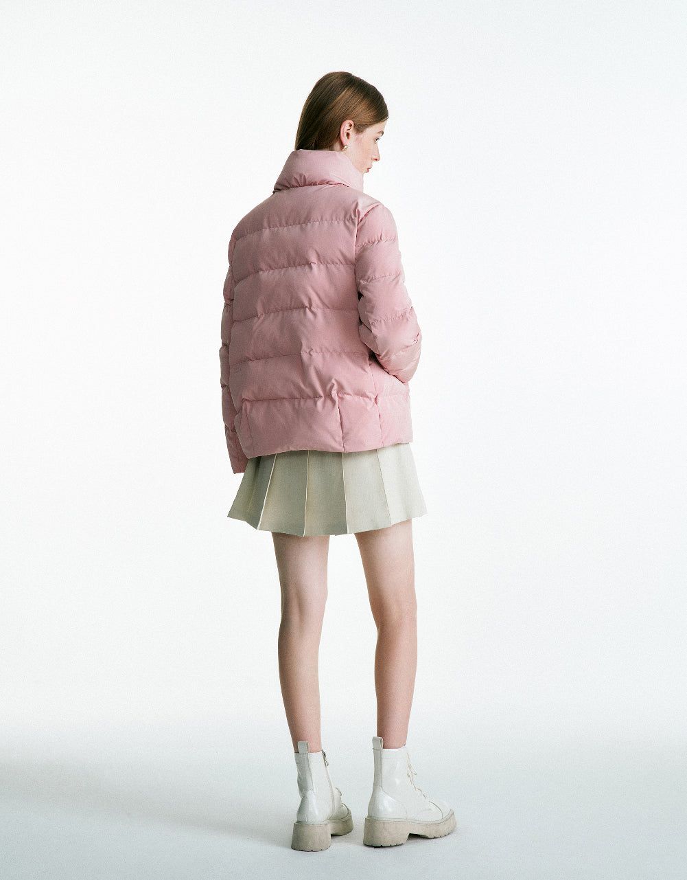 Stand Collar Padded Coat sold by Urban Revivo product image thumbnail 4