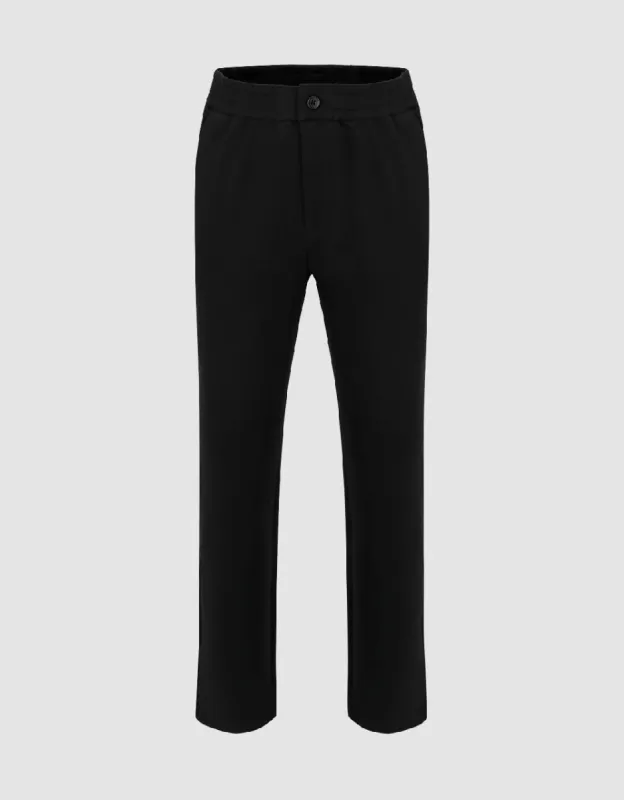 Knitted Straight Pants sold by Urban Revivo