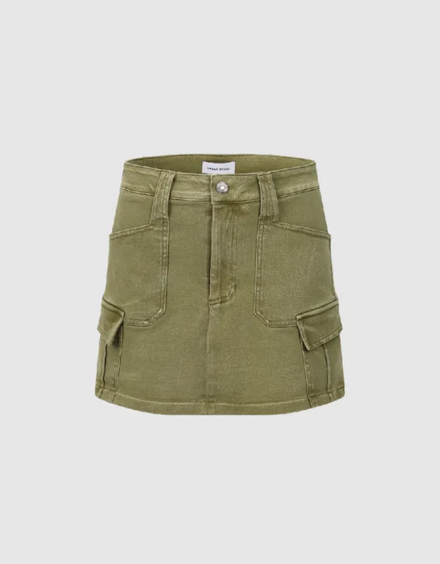 Mini A-Line Skirt sold by Urban Revivo