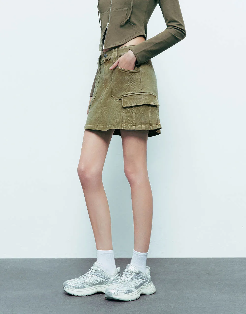 Mini A-Line Skirt sold by Urban Revivo product image thumbnail 4