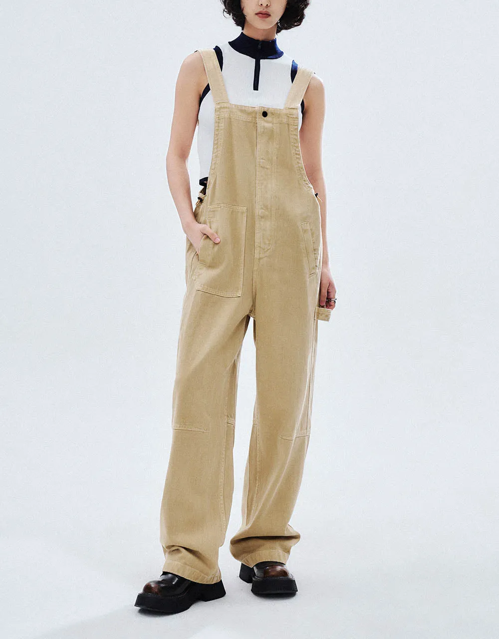 Loose Denim Overall sold by Urban Revivo product image thumbnail 2