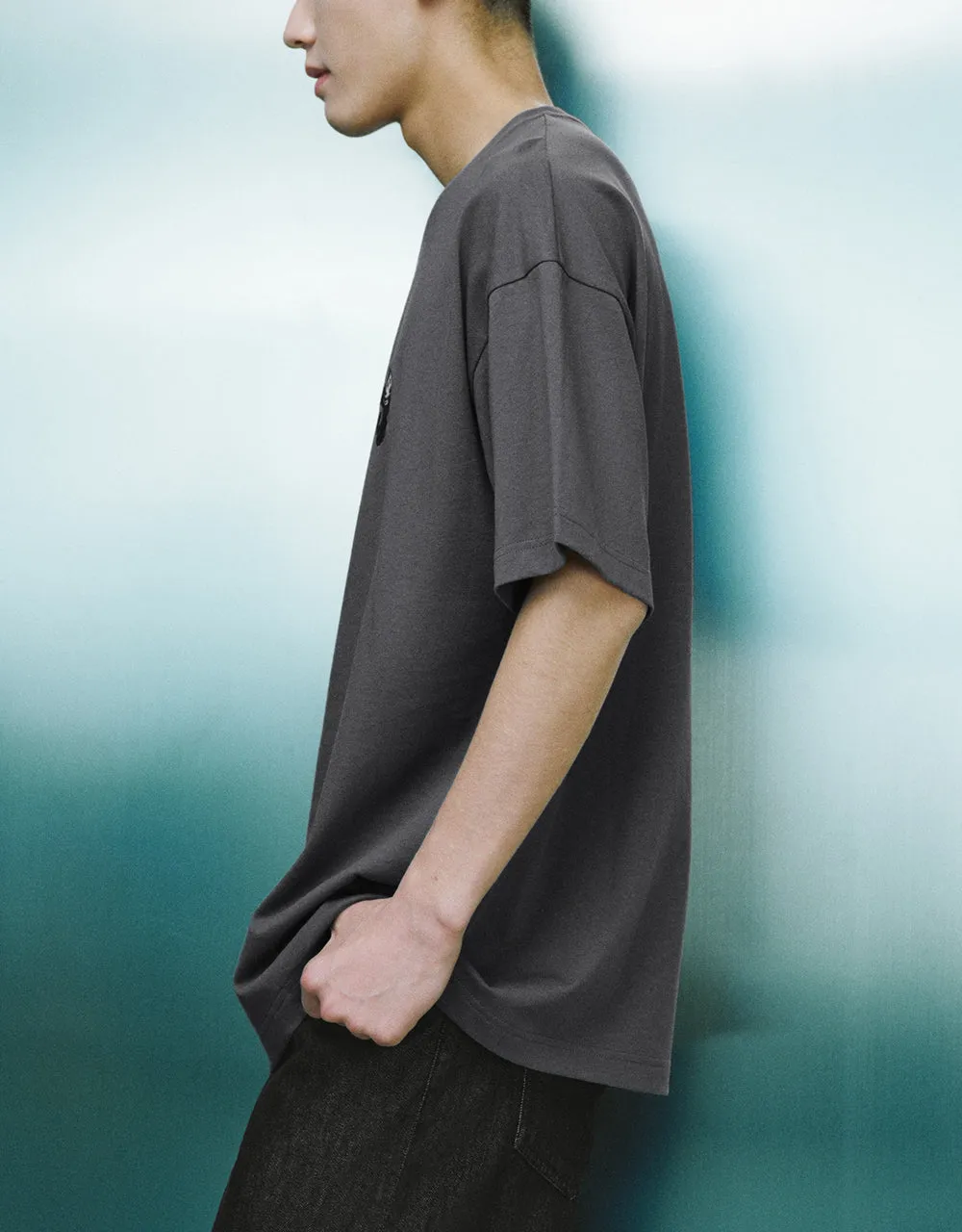 Cartoon Embroidered Crew Neck T-Shirt sold by Urban Revivo product image thumbnail 3