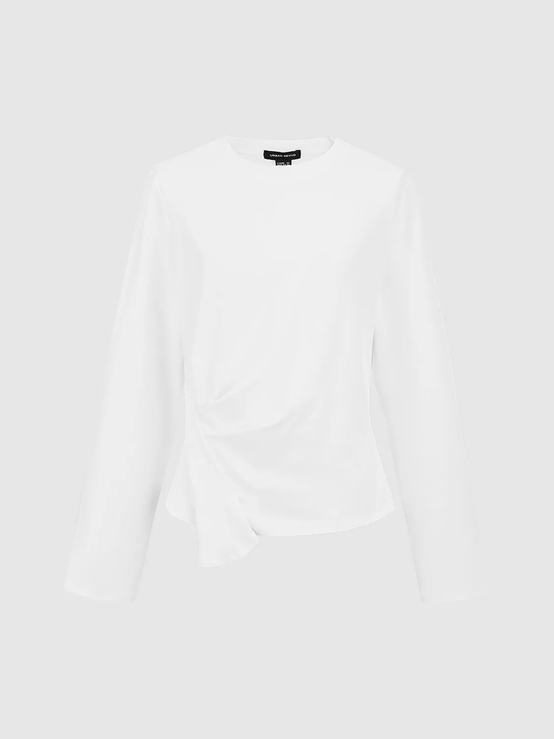 Twist Crew Neck T-Shirt sold by Urban Revivo product image thumbnail 2