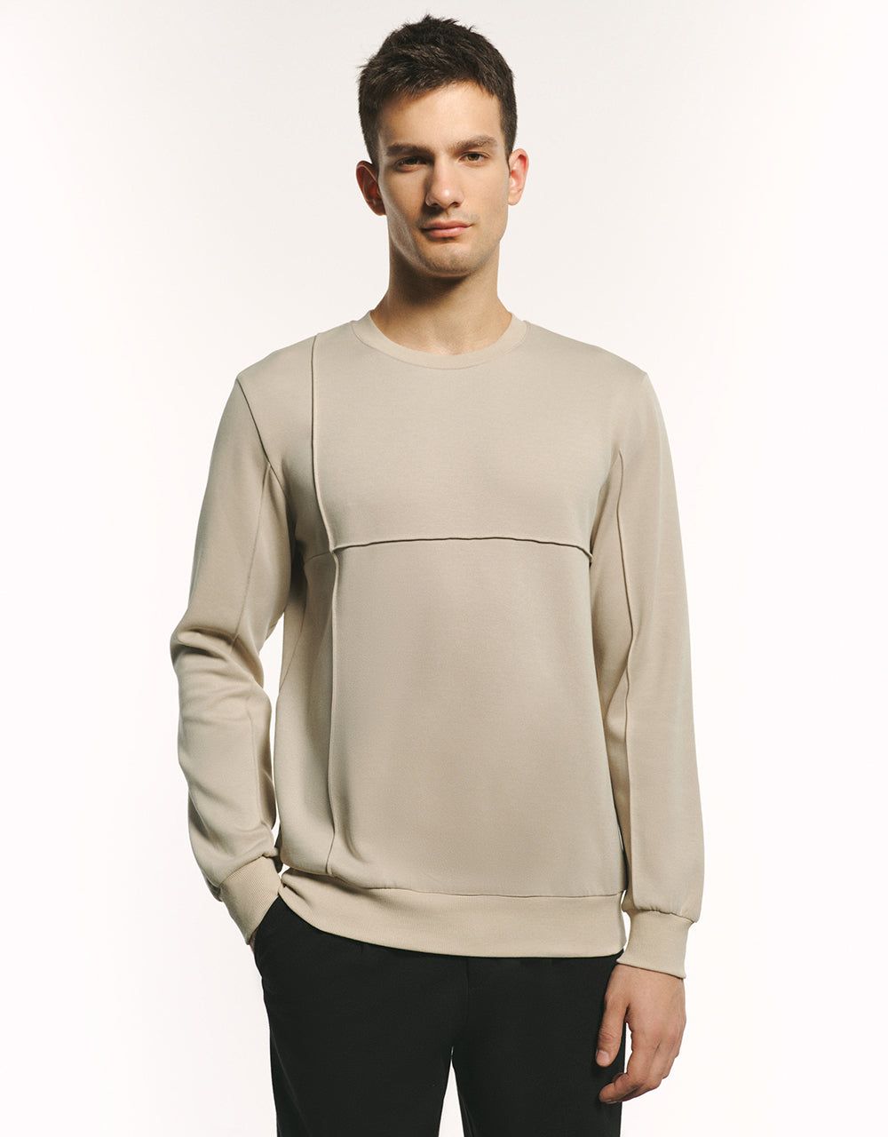 Crew Neck Sweatshirt sold by Urban Revivo