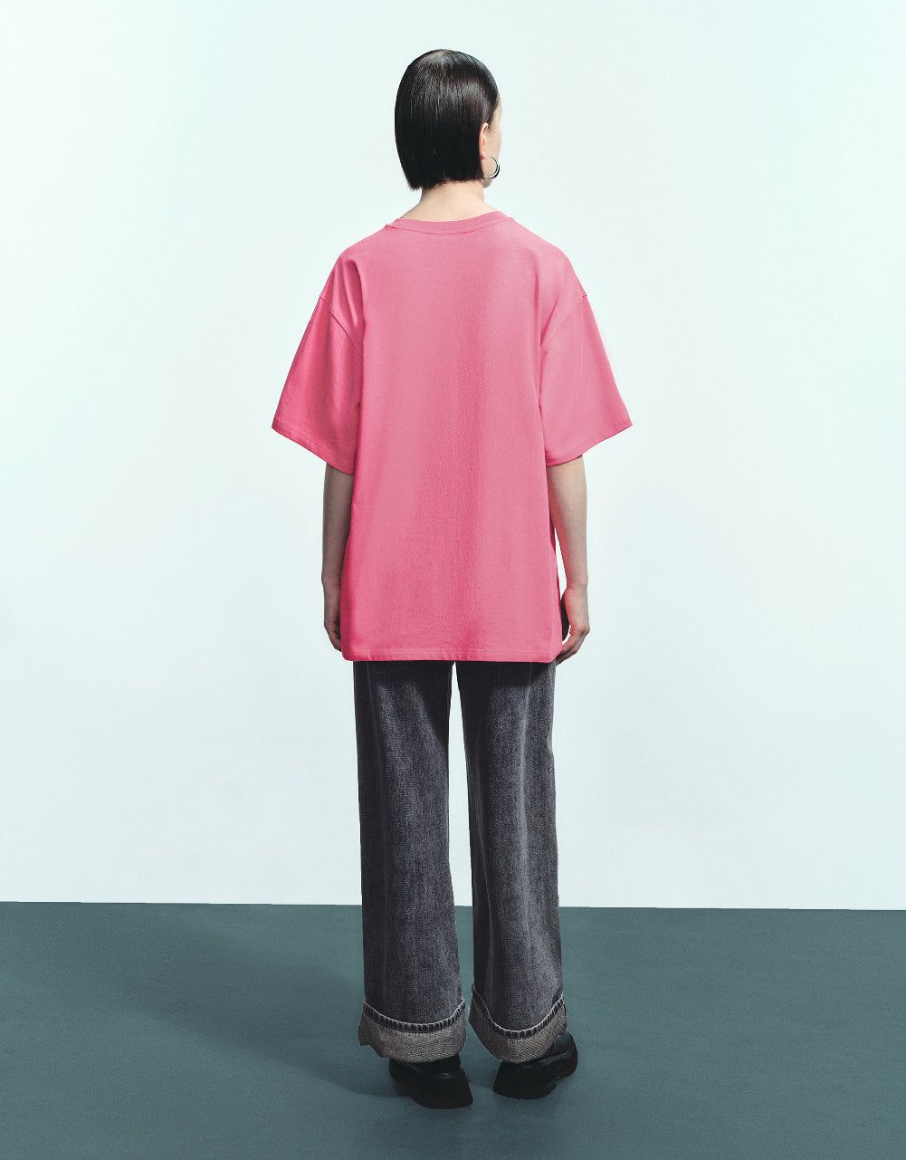 Crew Neck Loose T-Shirt sold by Urban Revivo product image thumbnail 4