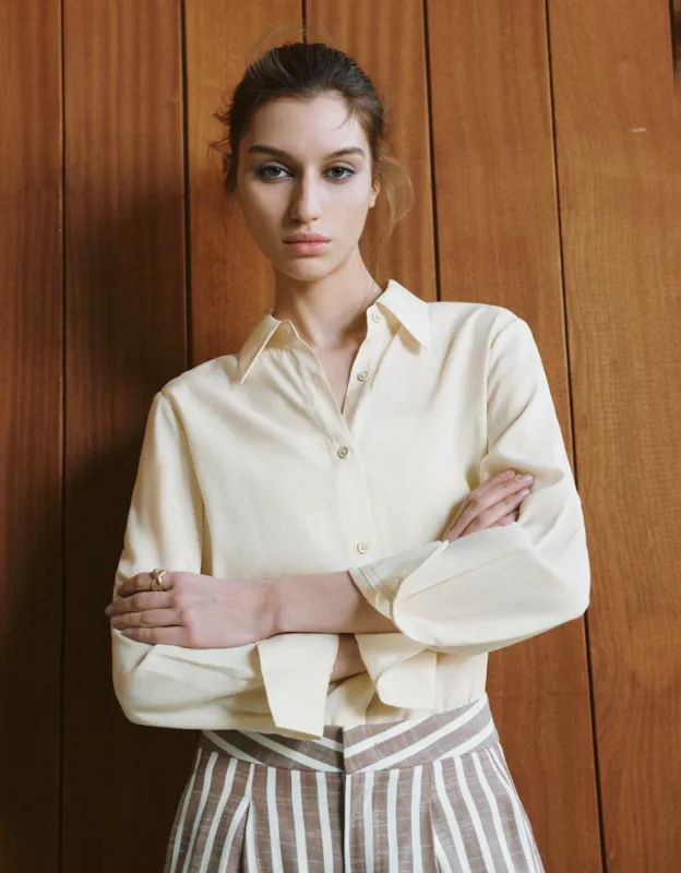 Textured Straight Shirt sold by Urban Revivo